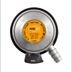 Gasregulator med sp�ndeb�nd