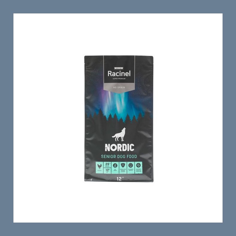 Hunde foder senior kylling 12 kg